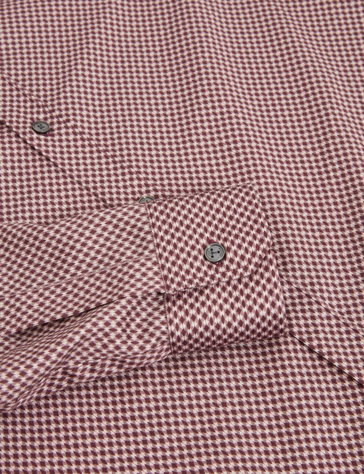 Ted Baker JOZEF Slim Fit Micro Geometric Print Shirt