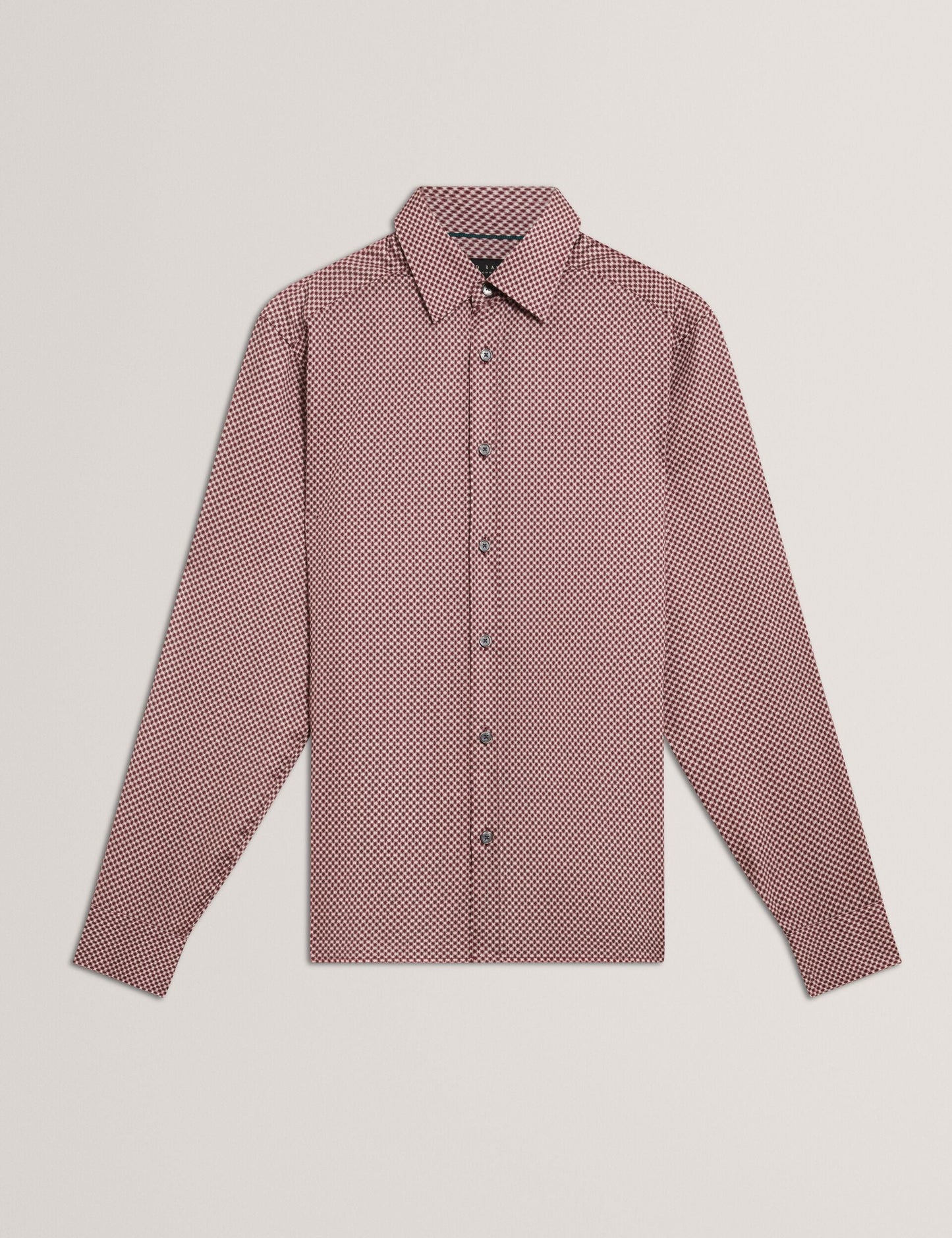 Ted Baker JOZEF Slim Fit Micro Geometric Print Shirt