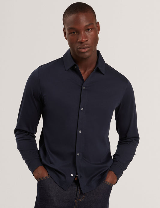 Ted Baker QUILLON Soft Touch Jersey Long Sleeve Shirt