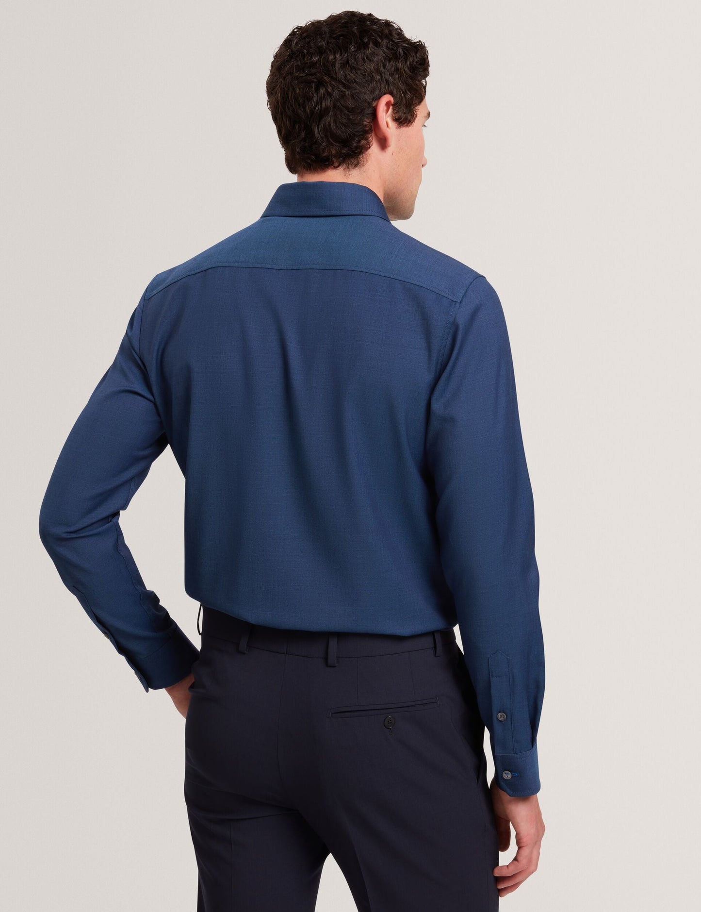 Ted Baker AIRTON Pure Wool Woven Long Sleeve Shirt