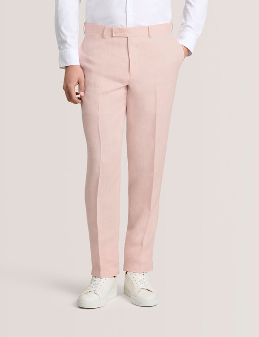 Ted Baker WINTER - Flat Front Linen Suit Pant