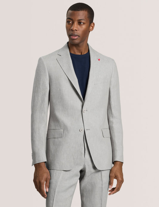 Ted Baker WINFRED - Single Breasted Two Button Notch Flat Front Linen Suit Jacket