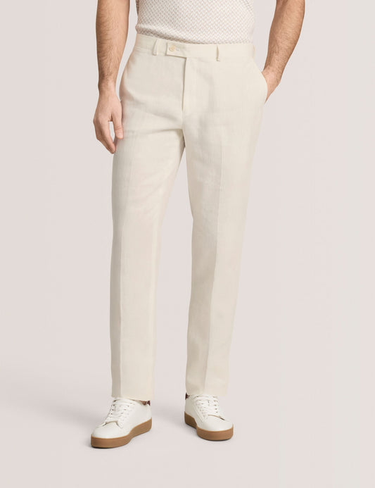Ted Baker WINTER - Flat Front Linen Suit Pant