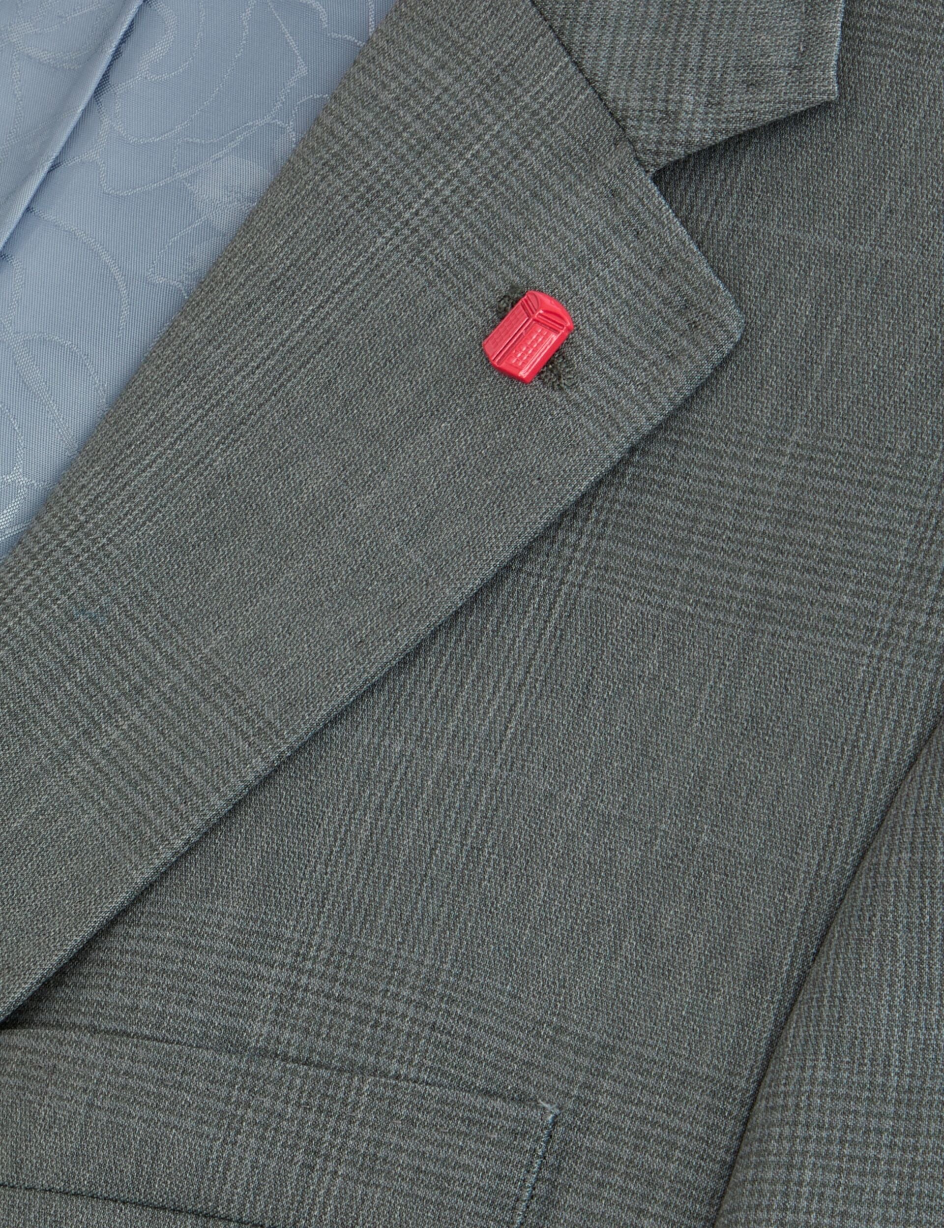 Ted Baker WRIGHT - Single Breasted Two Button Notch Flat Front Plaid Jacket