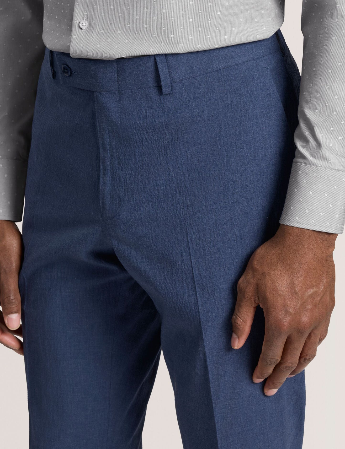 Ted Baker WINTER - Flat Front Seersucker Suit Pant