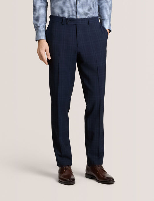 Ted Baker WINTER - Flat Front Plaid Suit Pant