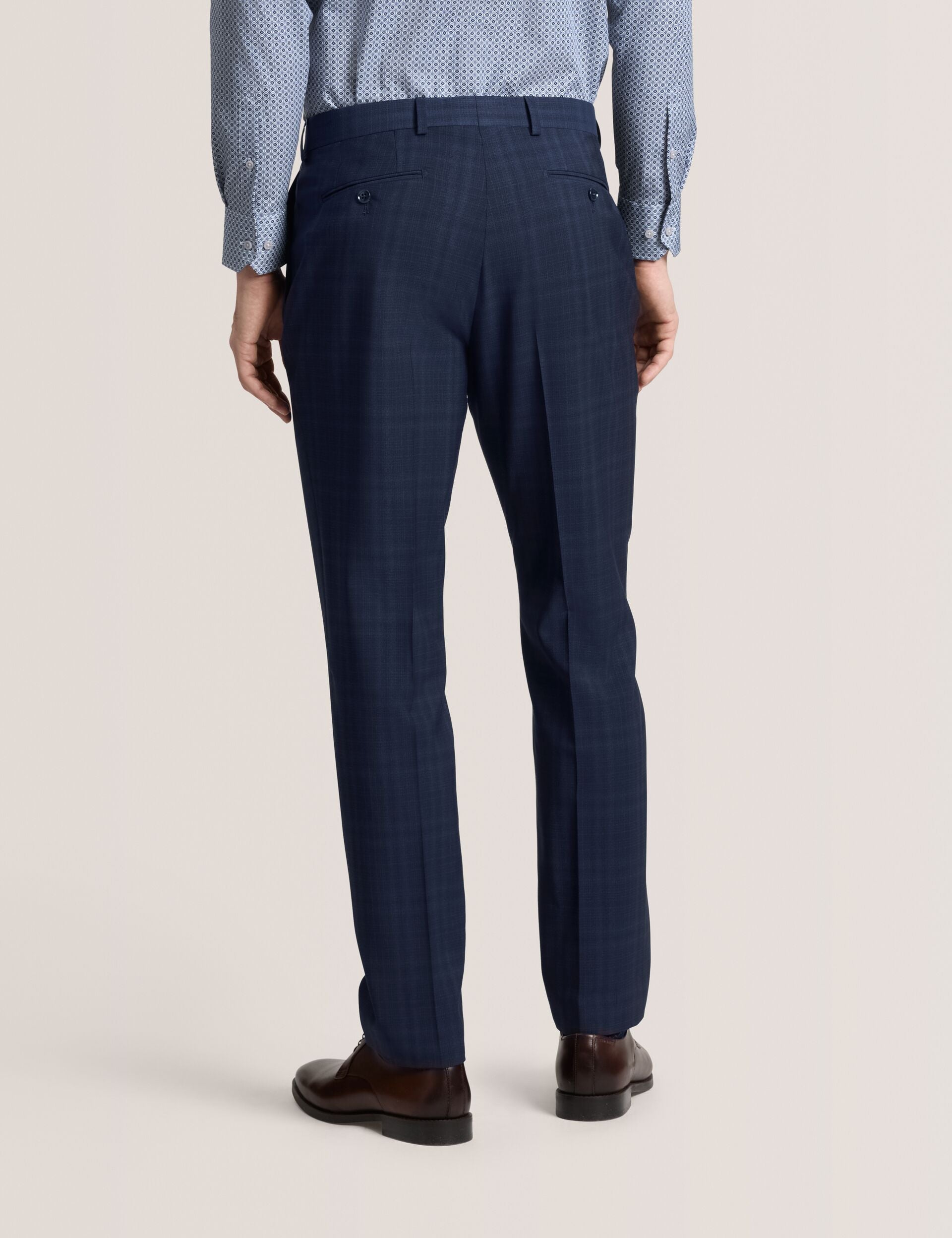 Ted Baker WINTER - Flat Front Plaid Suit Pant