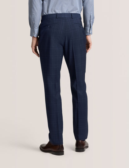 Ted Baker WINTER - Flat Front Plaid Suit Pant