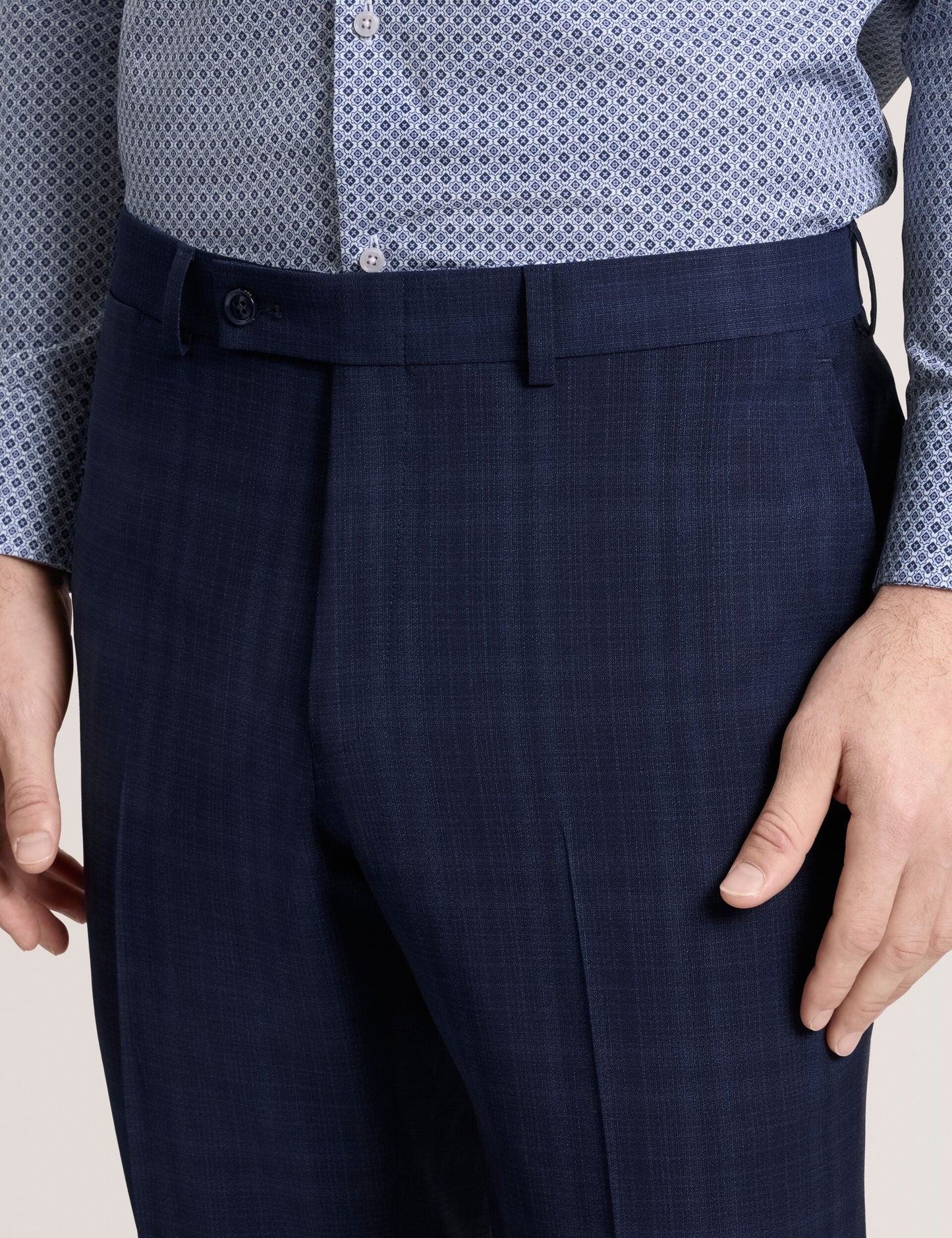 Ted Baker WINTER - Flat Front Plaid Suit Pant