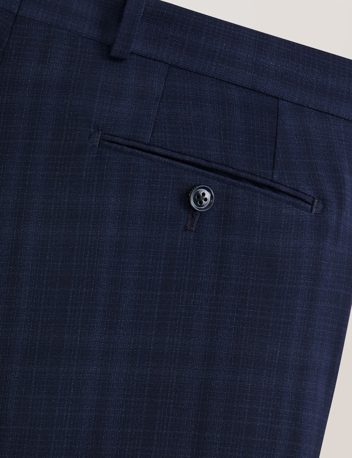 Ted Baker WINTER - Flat Front Plaid Suit Pant