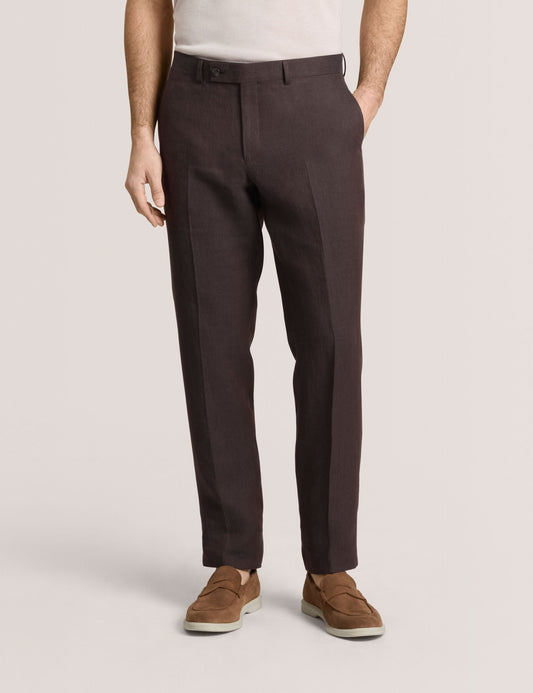 Ted Baker WINTER - Flat Front Linen Suit Pant