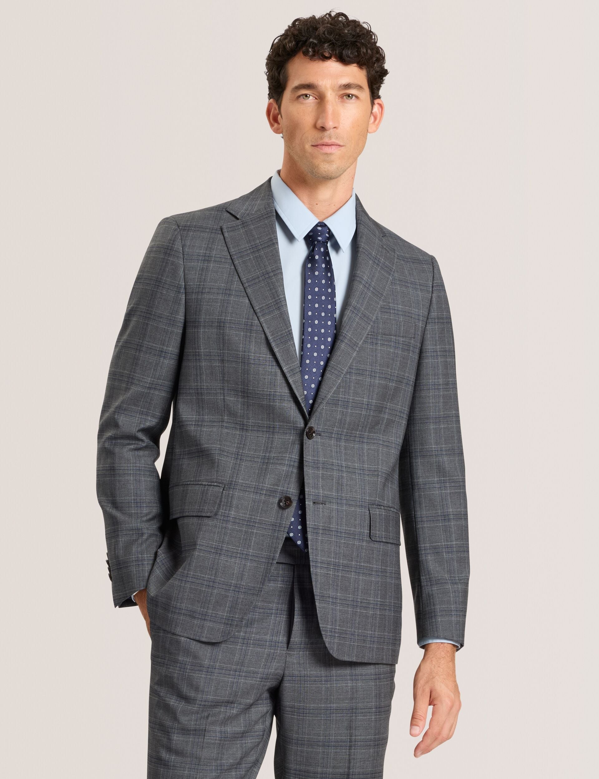 Ted Baker WRIGHT-PLAID - Plaid Suit Jacket