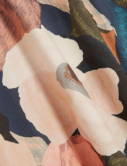 Ted Baker DOWLLE Garden Print Crew Neck Cotton T-Shirt