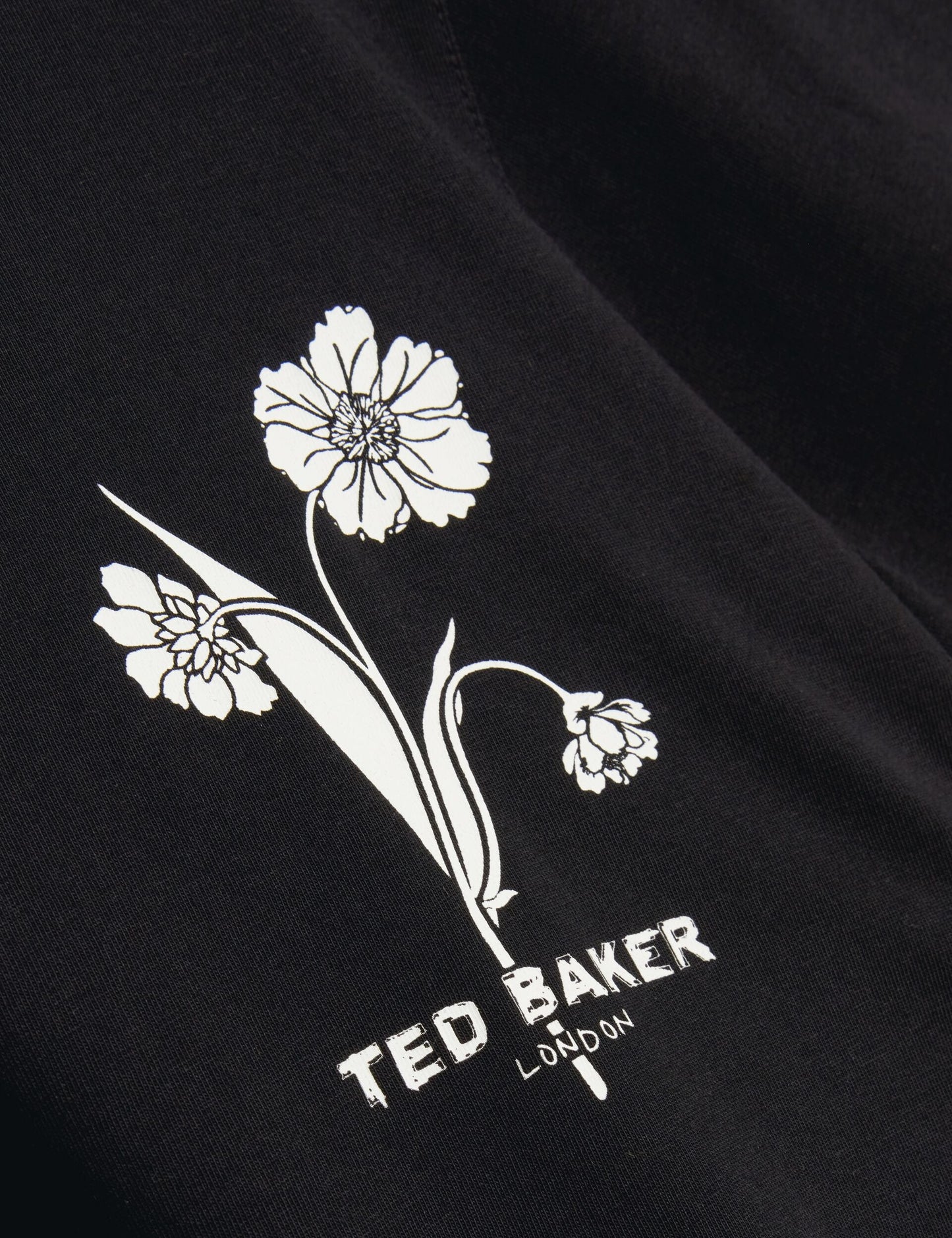 Ted Baker CAHEL Floral Logo Graphic Cotton T-Shirt