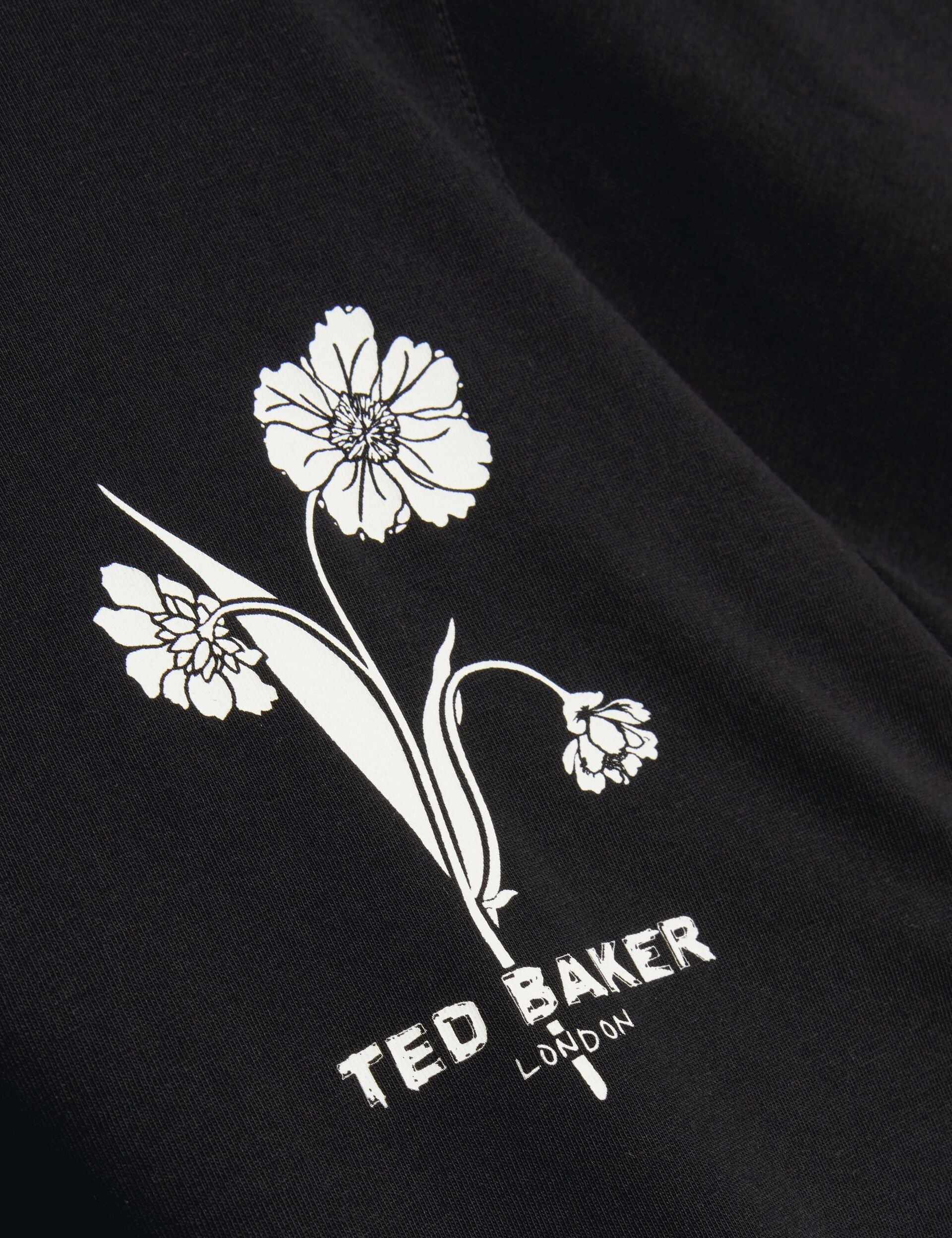 Ted Baker CAHEL Floral Logo Graphic Cotton T-Shirt