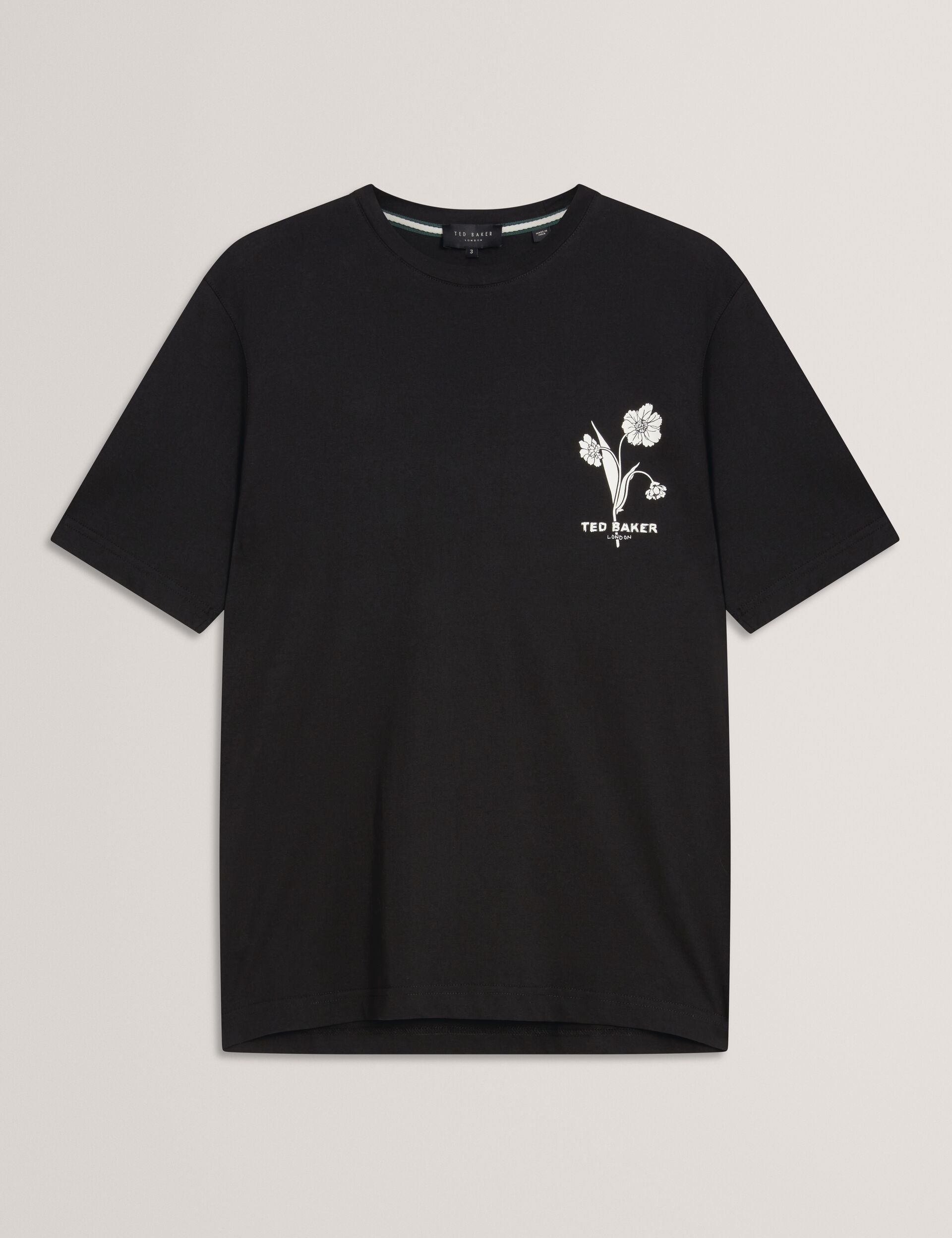 Ted Baker CAHEL Floral Logo Graphic Cotton T-Shirt