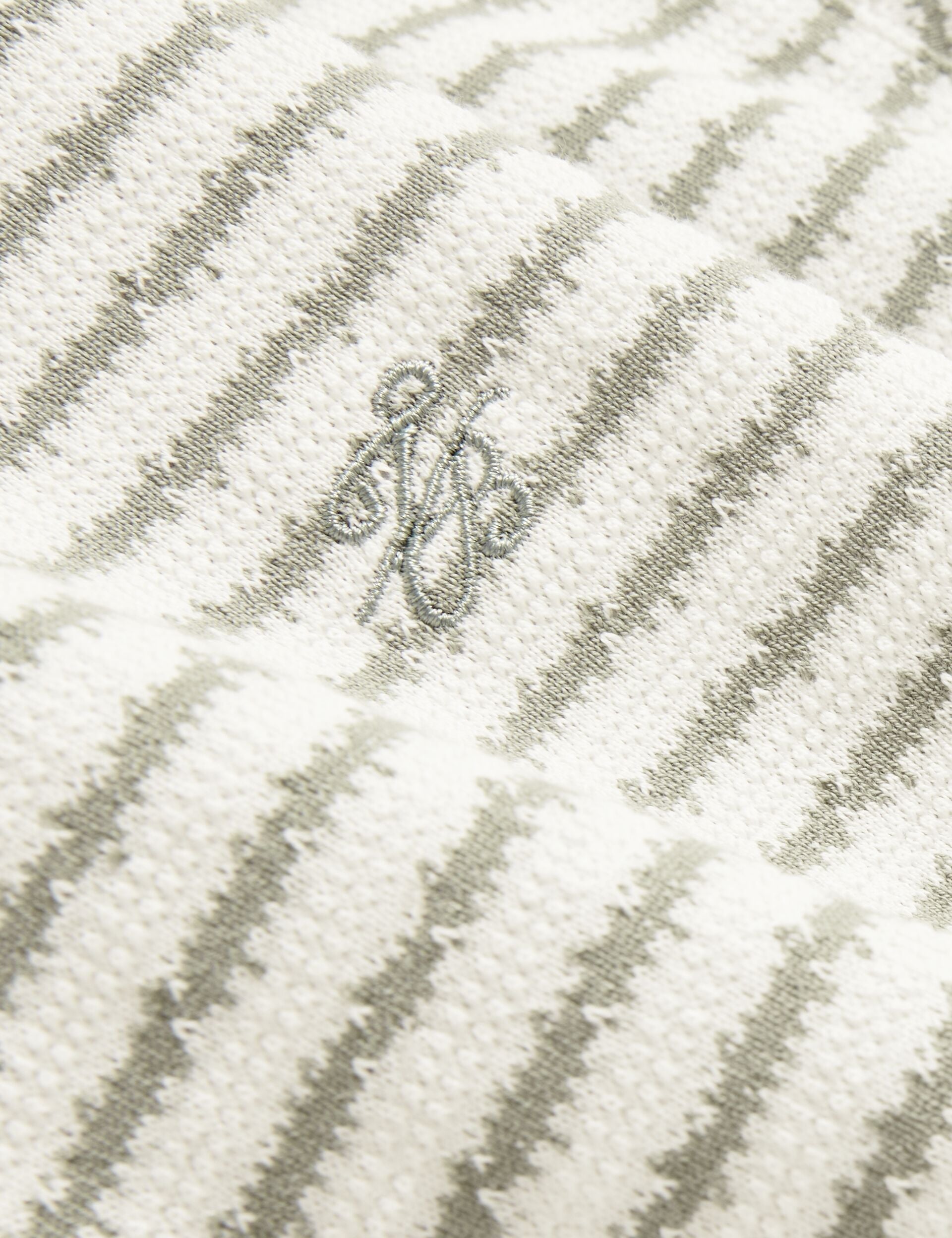 Ted Baker VEXRIN Textural Stripe Crew Neck Cotton T-Shirt