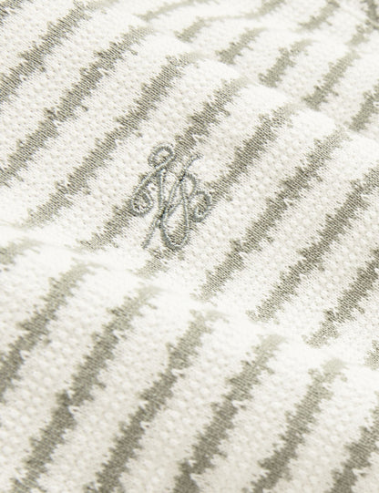 Ted Baker VEXRIN Textural Stripe Crew Neck Cotton T-Shirt