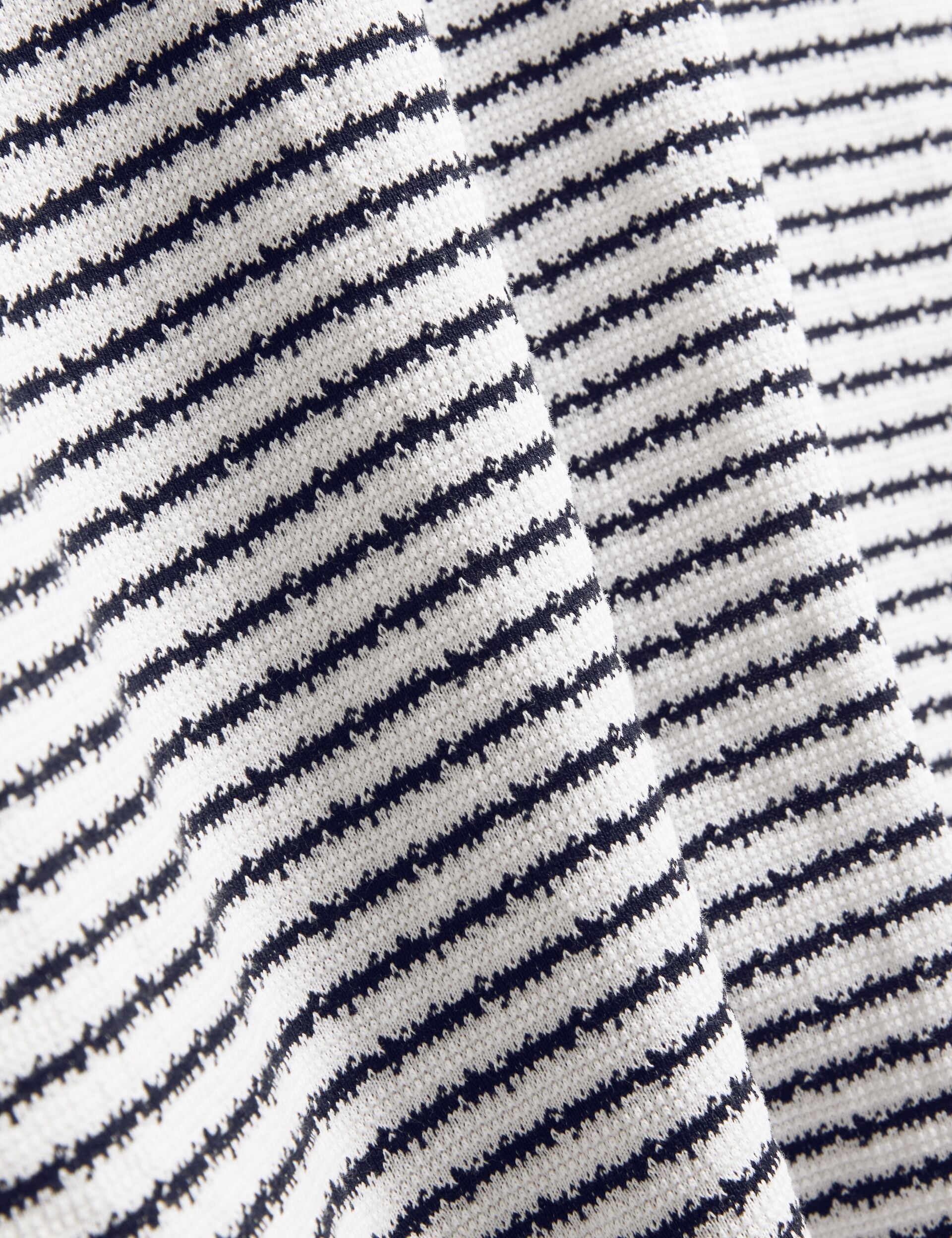 Ted Baker VEXRIN Textural Stripe Crew Neck Cotton T-Shirt