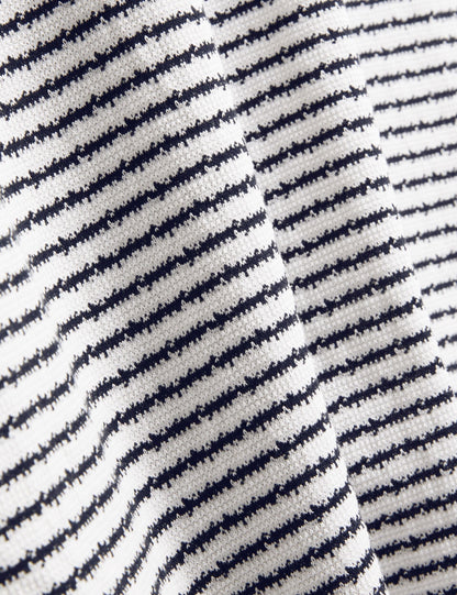 Ted Baker VEXRIN Textural Stripe Crew Neck Cotton T-Shirt