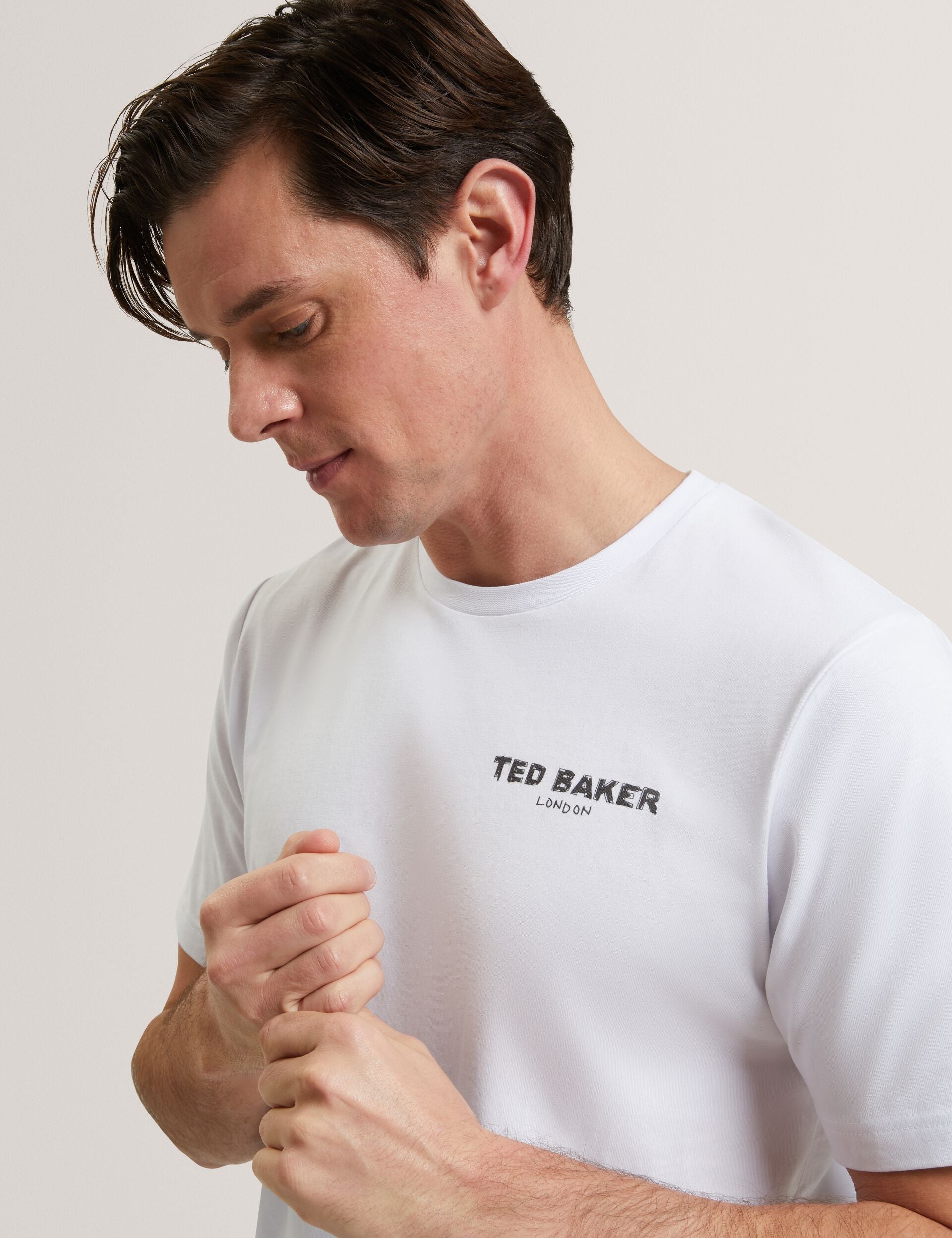 Ted Baker RAMOSS Flamingo Back Graphic Cotton T-Shirt