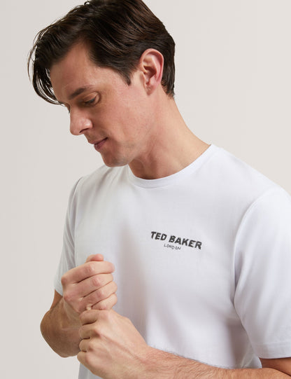 Ted Baker RAMOSS Flamingo Back Graphic Cotton T-Shirt