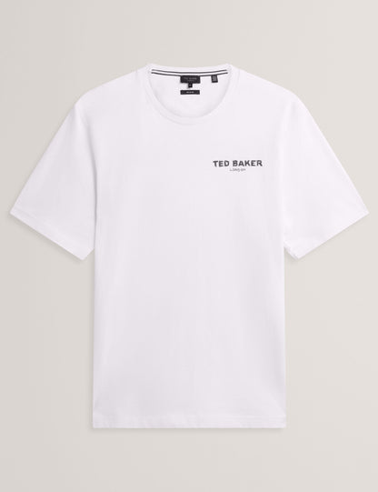 Ted Baker RAMOSS Flamingo Back Graphic Cotton T-Shirt
