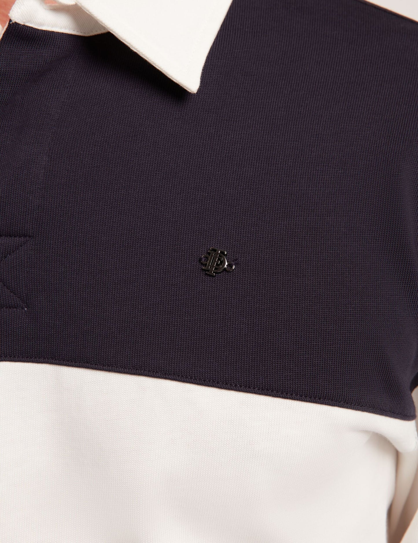 Ted Baker TRAVISS Block Stripe Jersey Cotton Rugby Shirt