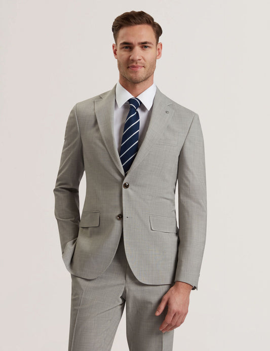 Ted Baker RALPHS - Tailored Fit Sharkskin Wool Suit Jacket