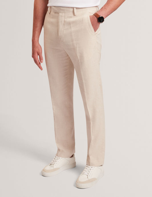 Ted Baker GIVRANT Tailored Linen Blend Slim Fit Pants