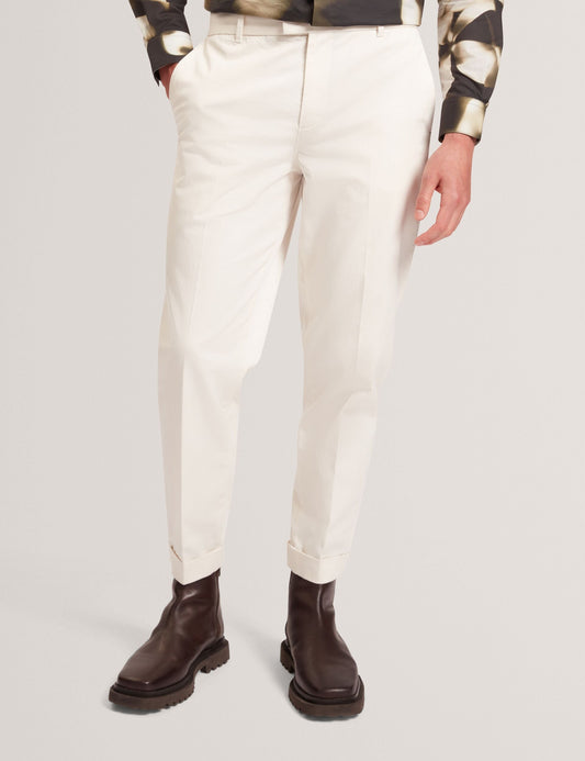 Ted Baker MOSES Tapered Cotton Stretch Twill Pants