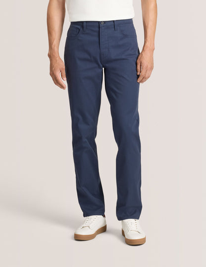 Ted Baker COMPACT HERRINGBONE TROUSERS - Blue Nights