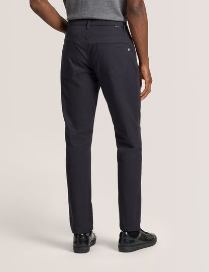 Ted Baker COMPACT HERRINGBONE TROUSERS - Black Beauty