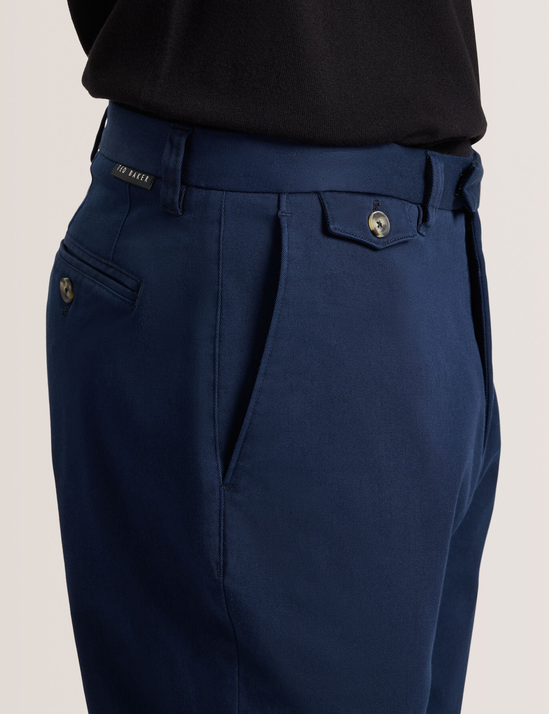 Ted Baker HEAVY TWILL CHINO - Sky Captain