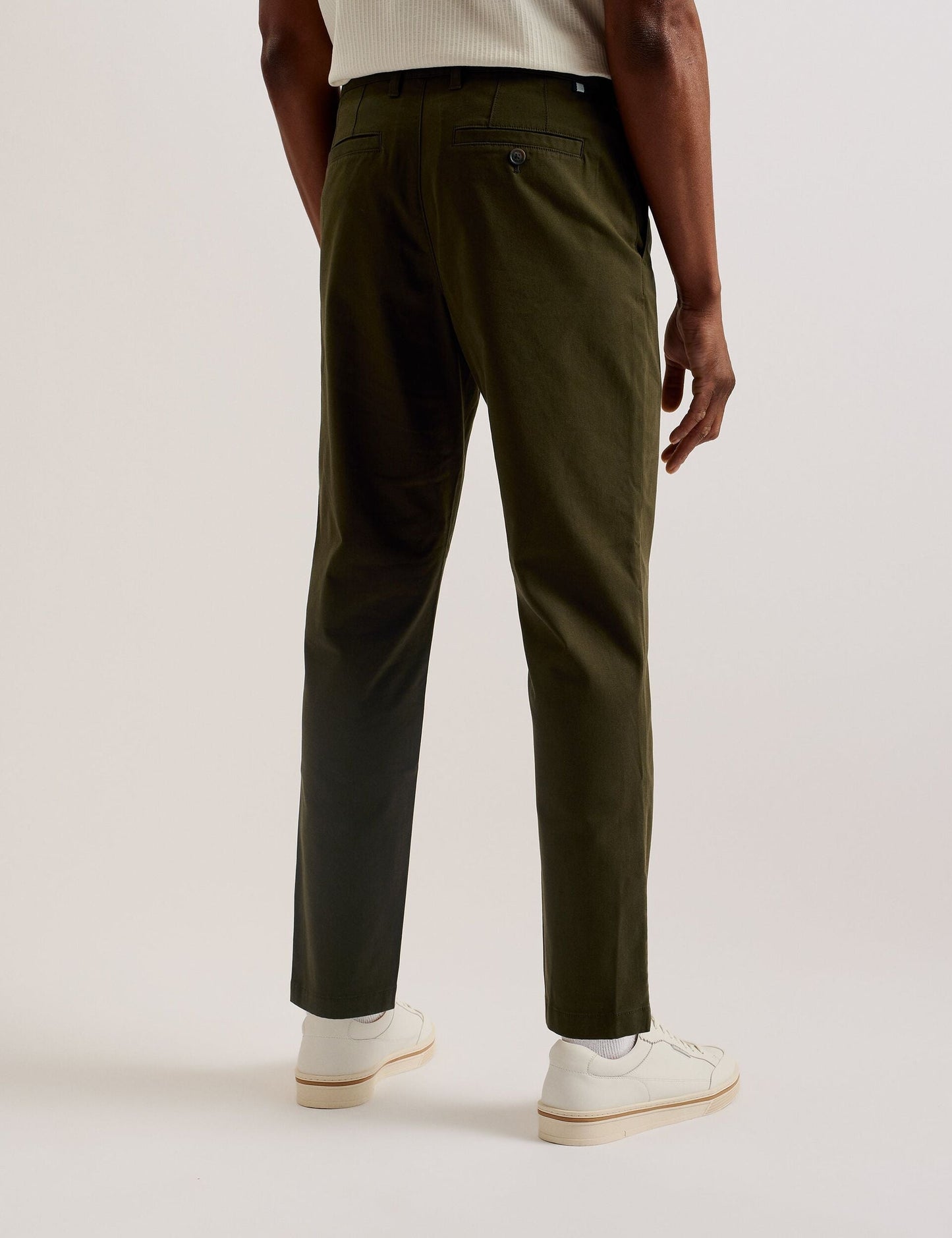 Ted Baker HAYBRN - Khaki Regular Fit Woven Texture Chinos