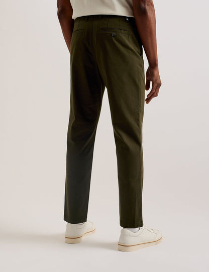 Ted Baker HAYBRN - Khaki Regular Fit Woven Texture Chinos