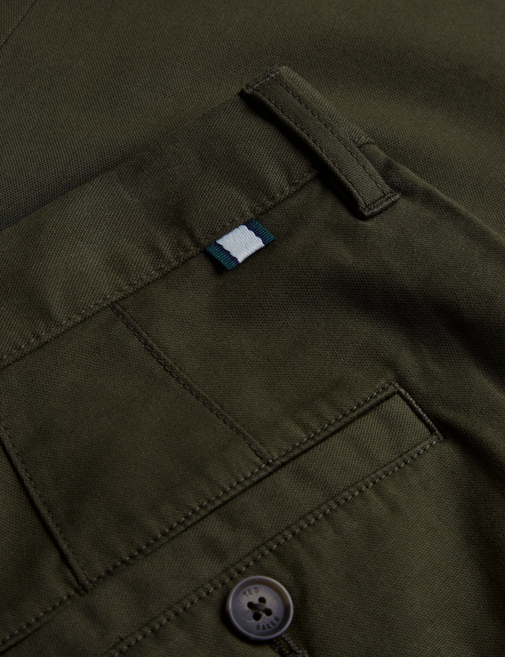 Ted Baker HAYBRN - Khaki Regular Fit Woven Texture Chinos