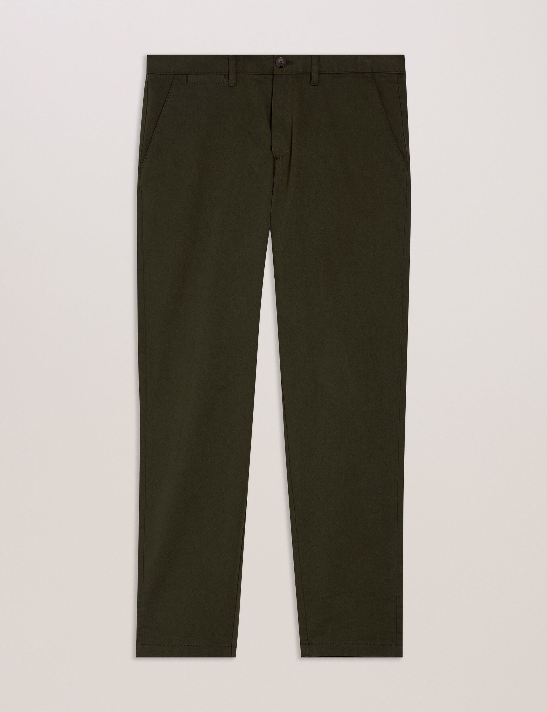 Ted Baker HAYBRN - Khaki Regular Fit Woven Texture Chinos