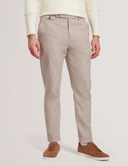 Ted Baker HANDLY - Micro Houndstooth Slim Fit Pants