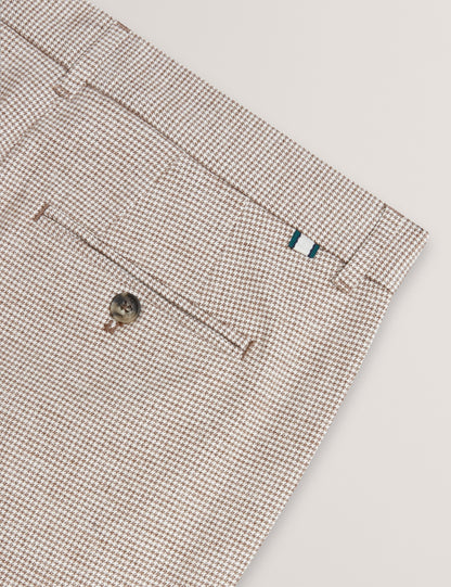 Ted Baker HANDLY - Micro Houndstooth Slim Fit Pants