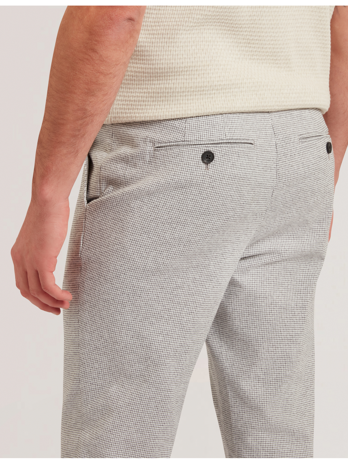 Ted Baker HANDLY - Micro Houndstooth Slim Fit Pants