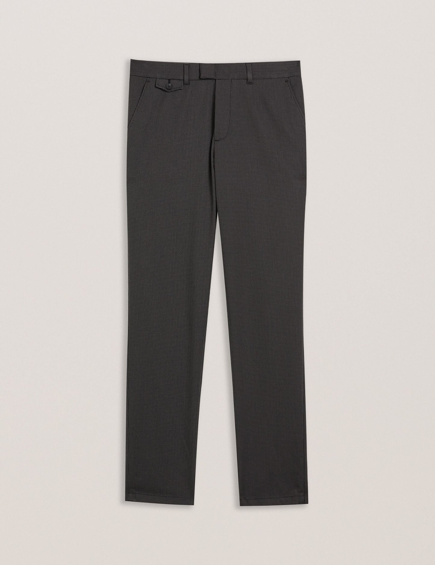 Ted Baker NOUNDS - Navy Puppytooth Check Slim Fit Pants