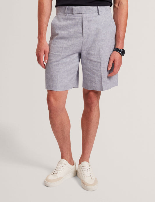 Ted Baker GIVRAN Slim Fit Linen Blend Tailored Shorts