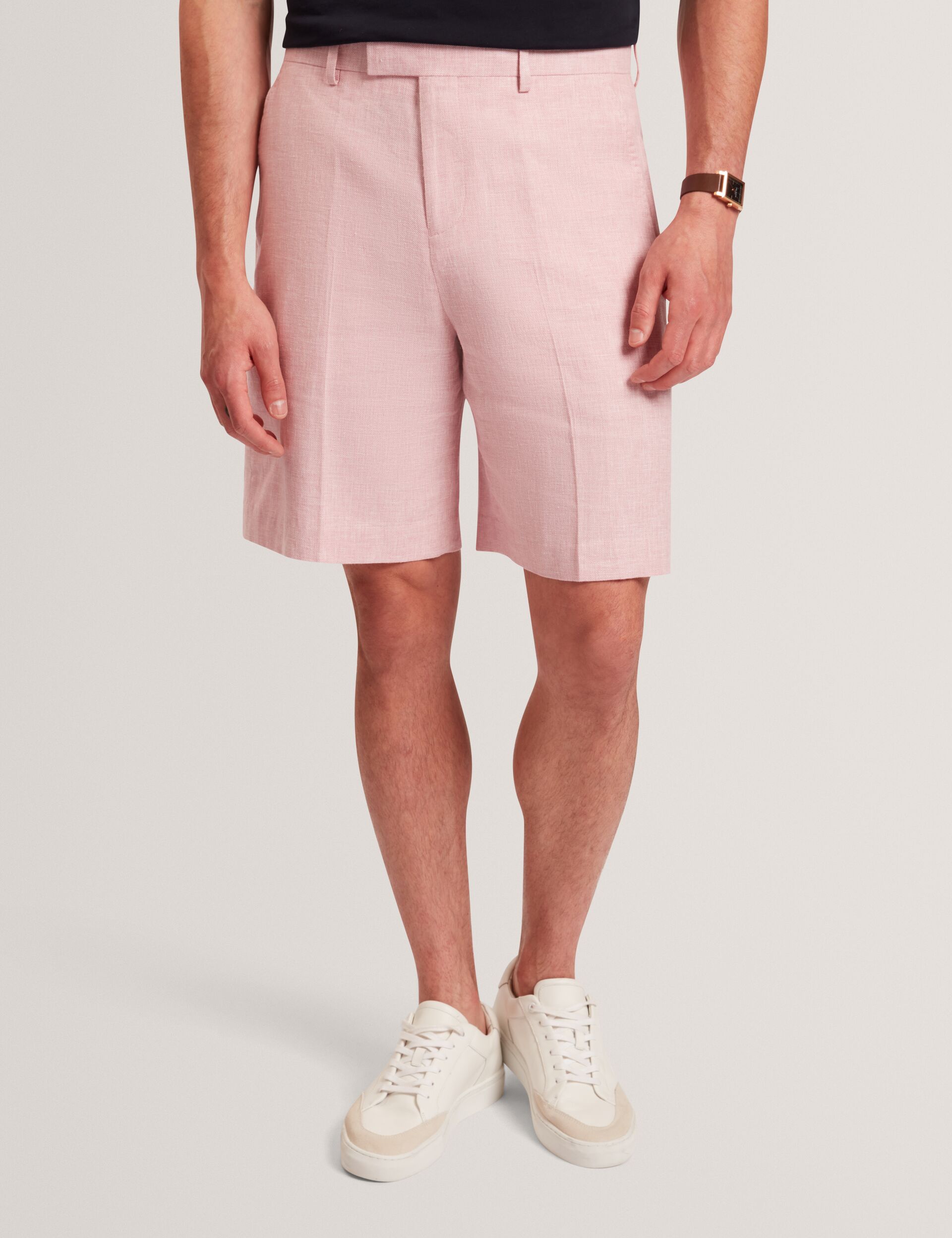 Ted Baker GIVRAN Slim Fit Linen Blend Tailored Shorts