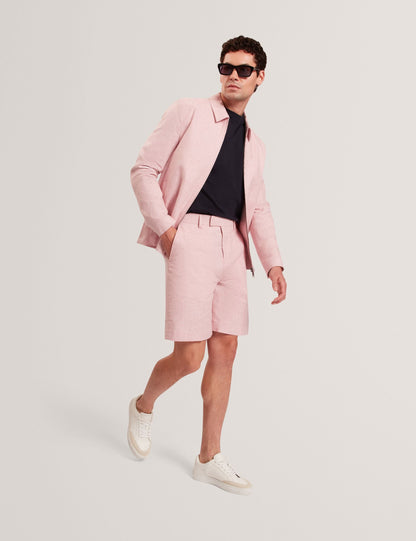 Ted Baker GIVRAN Slim Fit Linen Blend Tailored Shorts