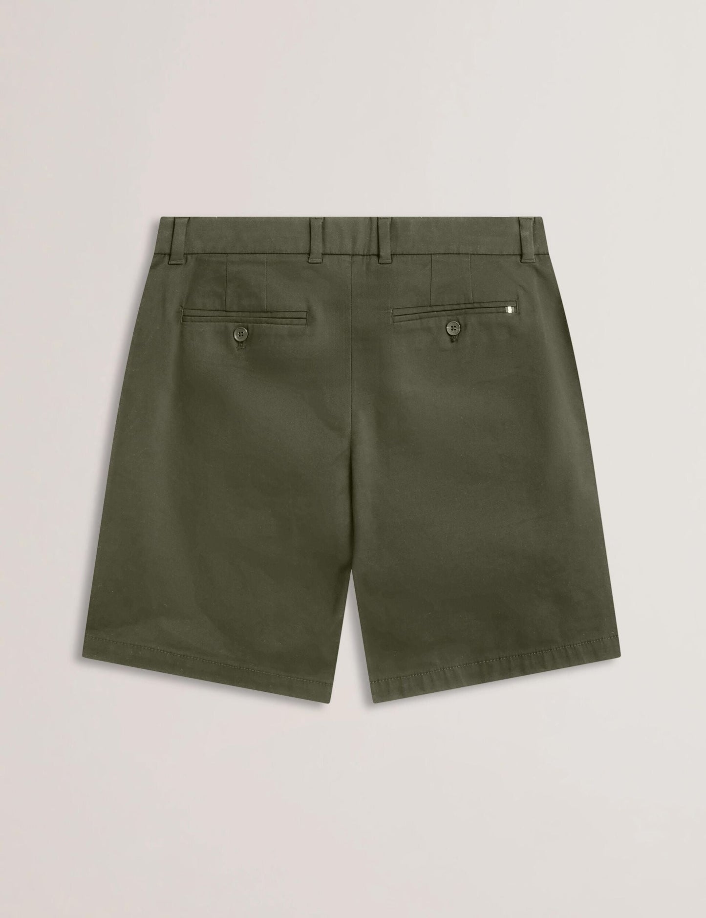 Ted Baker BARNHAM - Khaki Cotton Blend Chino Shorts