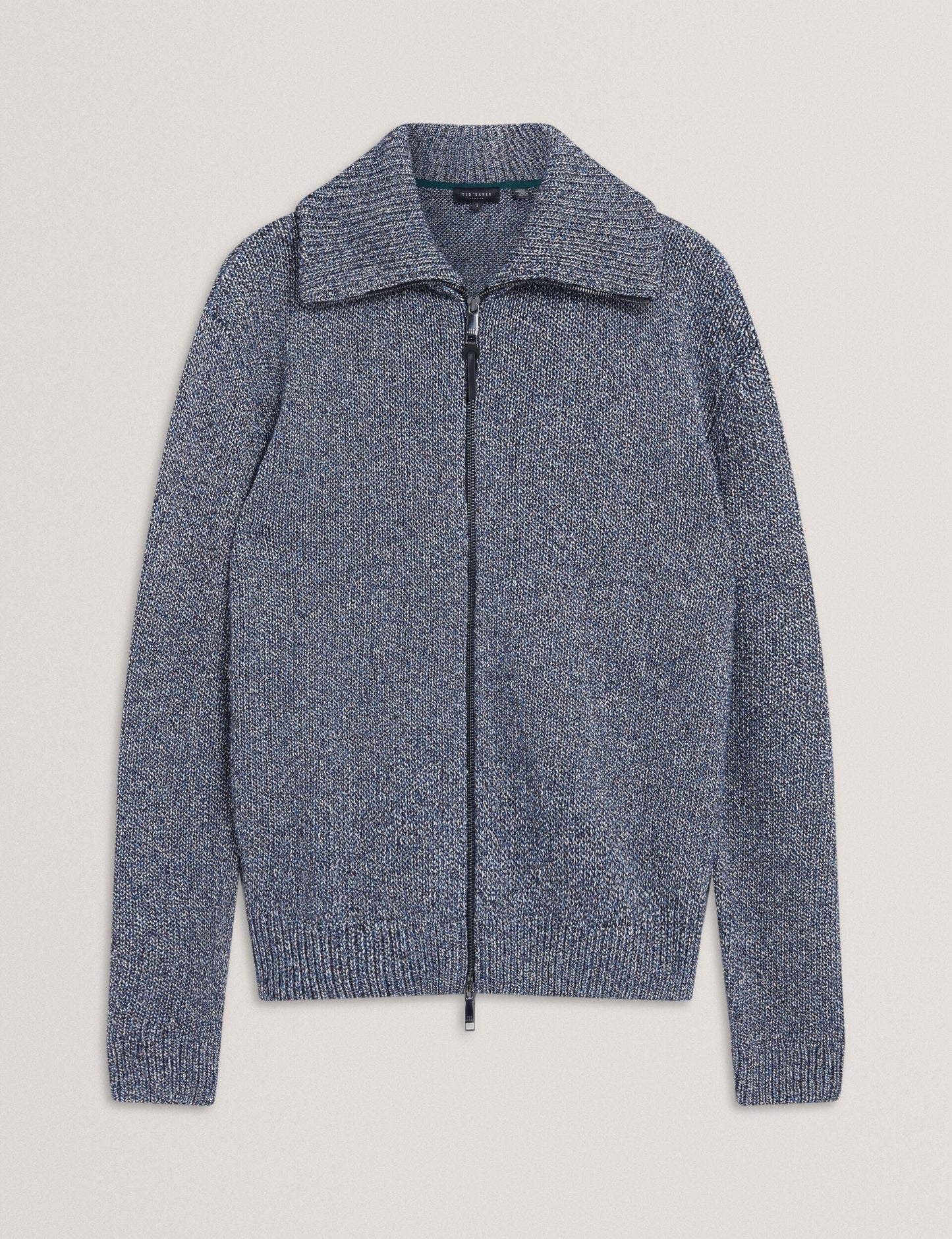 Ted Baker VARINK Twisted Yarn Knit Zip-Through Jumper