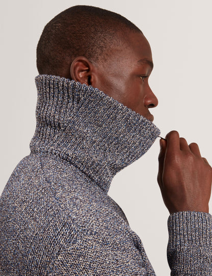 Ted Baker VARINK Twisted Yarn Knit Zip-Through Jumper