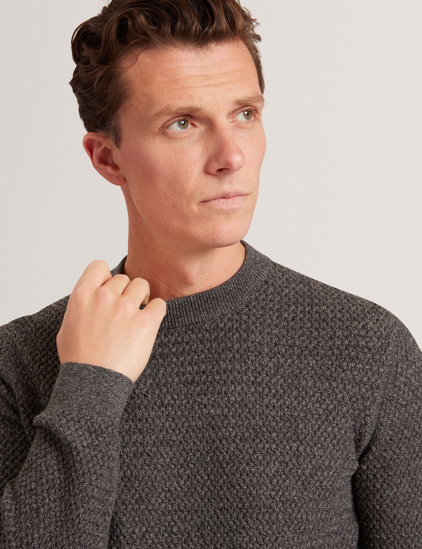 Ted Baker MONYA Textured Stitch Marled Knit Jumper