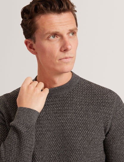 Ted Baker MONYA Textured Stitch Marled Knit Jumper